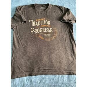 Mens Angels Envy Distillery Tee Size Large Pre Owned Gray